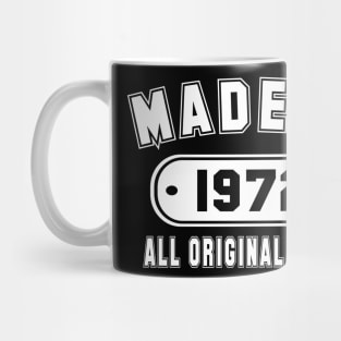 Made In 1972 All Original Parts Mug